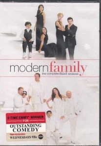 Modern Family: The Complete Third Season (3-Disc DVD, 2012) New  Sealed Region 1 - Picture 1 of 3