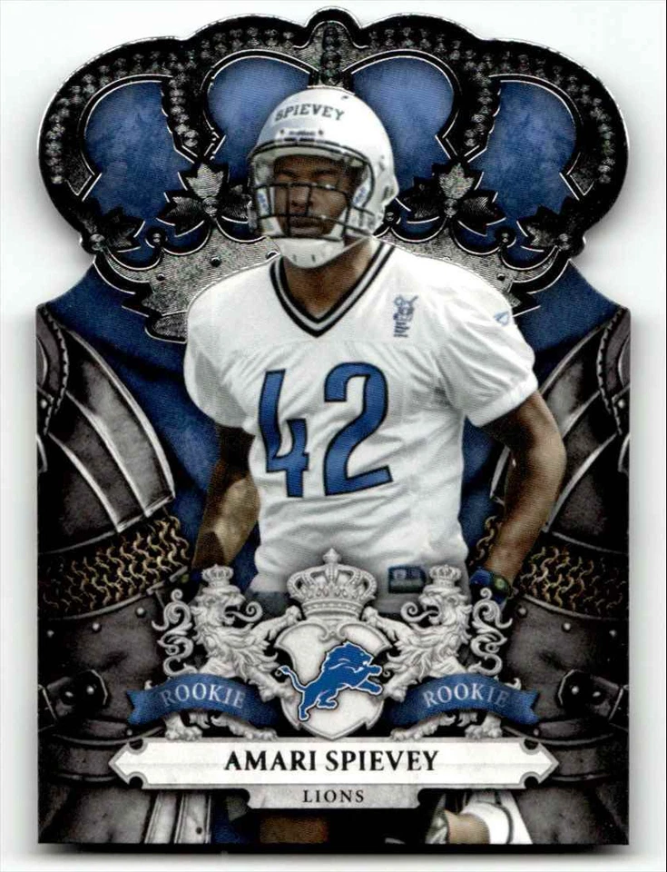 2010 PANINI CROWN ROYALE AMARI SPIEVEY RC DETROIT LIONS #102 - Image 1 of 2