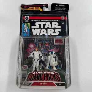 2006 Hasbro Star Wars #4 Comic Packs Luke Skywalker & R2-D2 - NEW - Picture 1 of 24