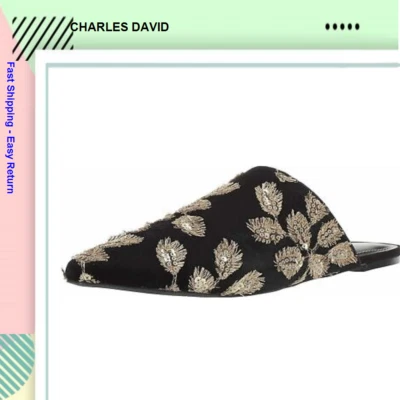 Charles от Charles David женские непостоянные украшенные золотые мулы 8,5 M - Изображение 1 из 4