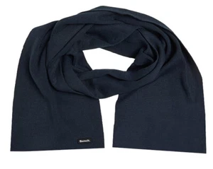 BENCH | Bufanda de invierno ancha de punto liso azul marino unisex para hombre y mujer | Talla única - Imagen 1 de 1