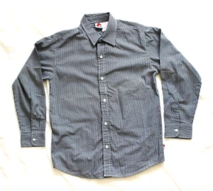 Angry Birds Hemd Jungen Medium 10/12 schwarz & weiß kariert Langarm Knopfleiste - Bild 1 von 8