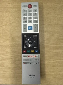 Genuine Original Toshiba CT-8533 TV Remote Control for 4K Ultra HD Smart TV's - Picture 1 of 2