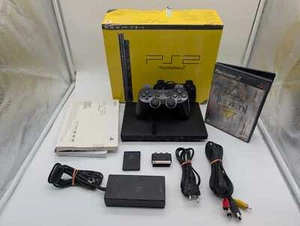 PlayStation 2 Slim - Schwarz - 1 Controller - OVP - Sony PS2 Konsole - Bild 1 von 13