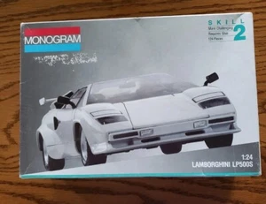 VINTAGE 1991 MONOGRAM LAMBORGHINI LP500S 1:24 MODEL KIT #2769 - Picture 1 of 16