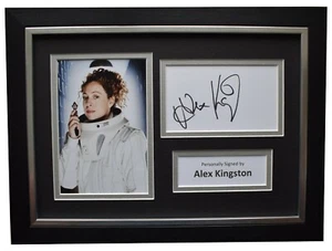 Alex Kingston Signed A4 Framed Autograph Photo Display Doctor Who TV COA - Picture 1 of 6