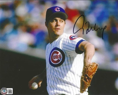 Former Chicago Cubs Great Greg Maddux Autographed 8x10 W/Beckett COA - Image 1 of 2