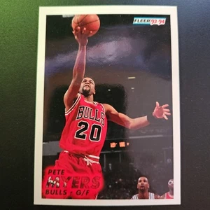 1993-94 Fleer #261 Pete Myers Chicago Bulls Basketball NBA - Picture 1 of 6