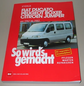 Reparaturanleitung Fiat Ducato Peugeot Boxer Citroen Jumper 1982 - 2002 Buch NEU - Bild 1 von 2