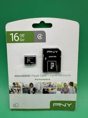 BRAND NEW PNY Professional 16GB MicroSDHC Card - OEM - P-SDU16G4-GE - Image 1 of 2
