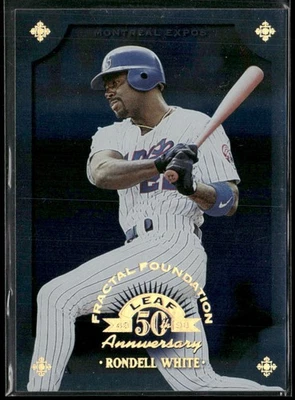 1998 Leaf Fractal 粉底 - Rondell 白色 #36 /3999 — 第 1/2 张图片