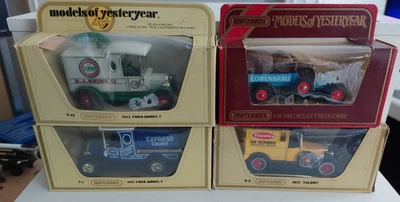 Matchbox Models Of Yesteryear Diecast Promotional Vehicles Joblot X4 - Image 1 of 4