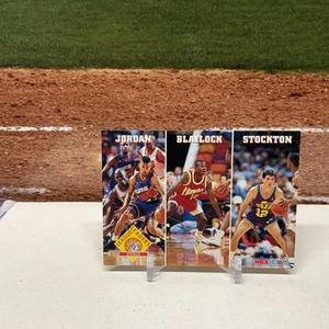Michael Jordan John Stockton 1993-94 Skybox Hoops League Leaders #289 - Imagen 1 de 2