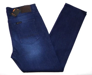 BEN SHERMAN - Men's NEW Straight Regular Fit Jeans 40"W X 32"L Indigo Blue Denim - Picture 1 of 6