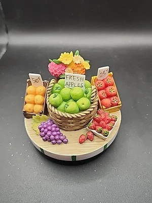 Cesta de frutas Our America by Yankee Candle Capper soporte de granja flores 3" Foto 1 de 4