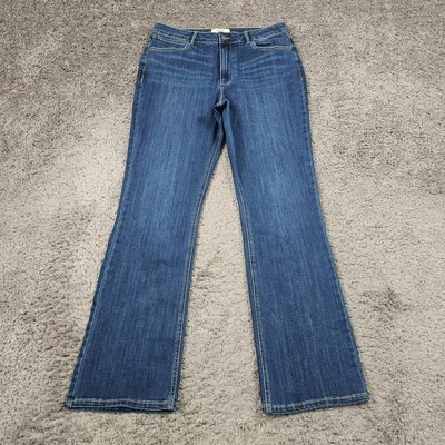 Wrangler Jeans Womens 14 Boot Cut High Rise Dark Wash Denim Stretch 30x31 - Image 1 of 4