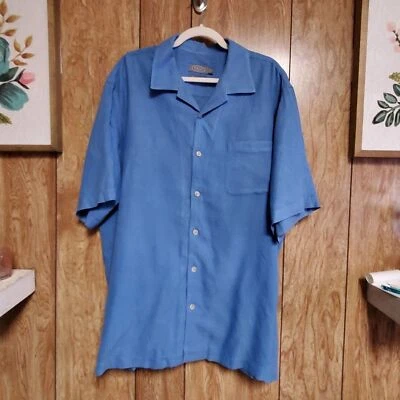 Talbots Men | Silk Blend Button Down Shirt | Size XL - Image 1 of 4