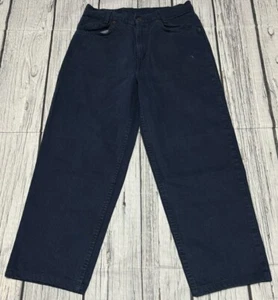 Vintage Levis 550 Relaxed Fit Dark Blue Orange Tab USA Made 27x24 Actual - Picture 1 of 10