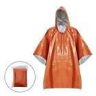 Orange First Aid Raincoat Portable and Tear resistant for Outdoor Emergencies