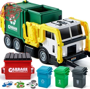 JOYIN 16 Large Garbage Truck Toys for Boys, Realistic Trash Truck Toy with T... - Picture 1 of 8