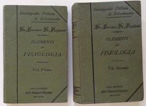 L. Beccari A. Pugliese Elementi di Fisiologia Veterinaria 2 Volumi Vallardi 1923 - Foto 1 di 7