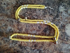 Horse Rhythm Beads USA - YELLOW - Size 54 Inches - Free Shipping - Picture 1 of 1