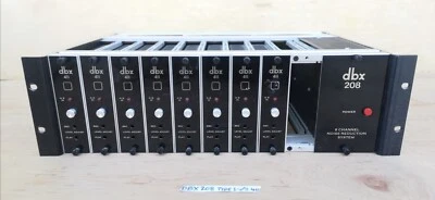 RARO! ¡COMO NUEVO! Sistema de reducción de ruido DBX 900 tipo rack 208 8x 411 tarjetas Foto 1 de 4