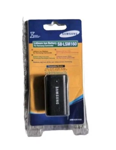 2 x Batterie Lithium Ion Samsung SB-LSM160 d'origine pour caméscope - Photo 1 sur 3
