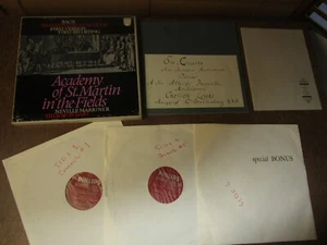 2 LP Bach Brandenburg Concertos -Neville Marriner, St. Martin, 1971 + bonus nb25 - Bild 1 von 1