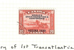 Canadá 1933 Exposición Mundial de Granos Usado fino - Imagen 1 de 1