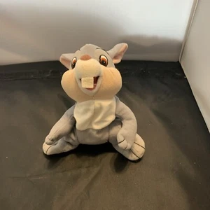 Disney Store Bambi Thumper 6" Plush Bean Bag Stuffed Animal Toy Bunny Rabbit AT - Picture 1 of 8
