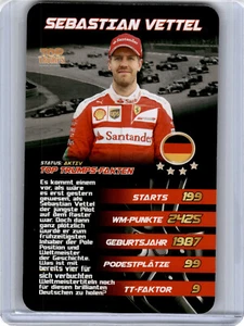2017 Top Trumps F1 Card Sebastian Vettel - Picture 1 of 2