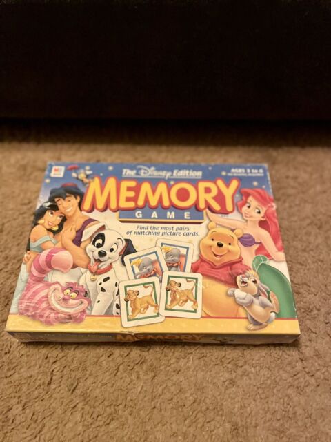 Memory Game 2002 The Disney Edition Classic Matching Magically Fun