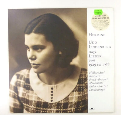 12 " LP Vinyl Udo Lindenberg – Hermine LL1340 y1 - Image 1 of 3