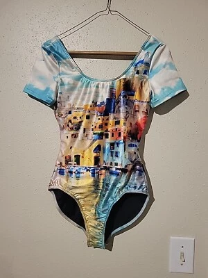 Traje de baño/camisa We Are Handsome multicolor/The Township/cuello redondo manga corta Foto 1 de 4