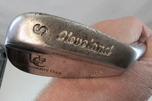 CLEVELAND 56* SAND WEDGE THE UNIVERSITY CLUB TRUE TEMPER STEEL SHAFT RH 35in - Picture 1 of 18