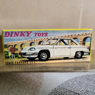 Boite vide Dinky toys  reproduction  imprimeur années 1990/ PANHARD COACH 24 C - Photo 1/4