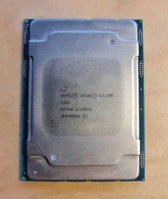 Intel Xeon Silver 4114 SR3GK 2.20-3.00GHz 13.75MB 10C 20T 85W FCLGA3647 CPU - Image 1 of 2
