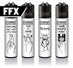 Clipper® Feuerzeuge - 4er Set - FFX Adult #1 - 218 - Bild 1 von 2