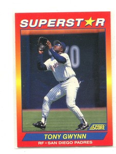 1992 Score 100 Superstars #81 Tony Gwynn San Diego Padres
