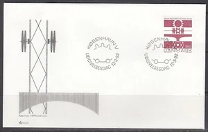 Denmark Scott 957 FDC - Engineers' Assoc. Centennial - Picture 1 of 1