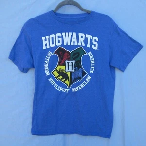 Harry Potter Hogwarts T-Shirt Blue Child Size XXL (18) - Picture 1 of 6