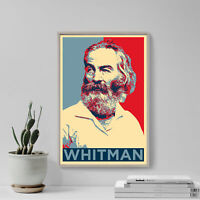 Walt Whitman Great American Author Poster Art Artwork 11x14 16x20 or 20x24