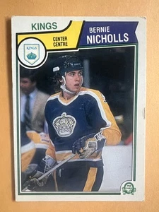 1983-84 O-Pee-Chee #160 Bernie Nicholls Los Angeles Kings Rookie NM+ RC - Picture 1 of 2