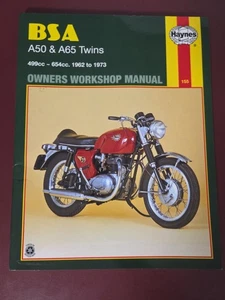 BSA A50 & A65 Twins (62 - 73) Haynes Repair Manual - Imagen 1 de 4