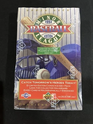 Béisbol de ligas menores Upper Deck 1992 caja sellada de fábrica 36 paquetes Derek Jeter radiocontrol Foto 1 de 4