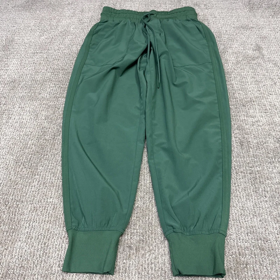 Lou & Grey Jogger Pants Green Pockets Women’s Size Small - Image 1 of 4