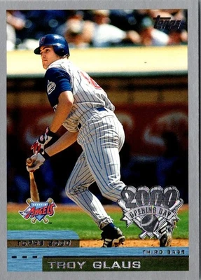 2000 Topps Opening Day Troy Glaus #40 Anaheim Angels Baseball Card - Image 1 of 2