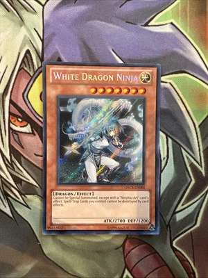 ORCS-EN084 White Dragon Ninja Secret Rare Unlimited Edition NM Yugioh Card  - Image 1 of 2