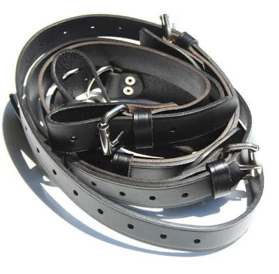 Juego de correas de cuero para asientos traseros Porsche - negro - 356 - 356A - 356B - 356C - 911  Foto 1 de 1